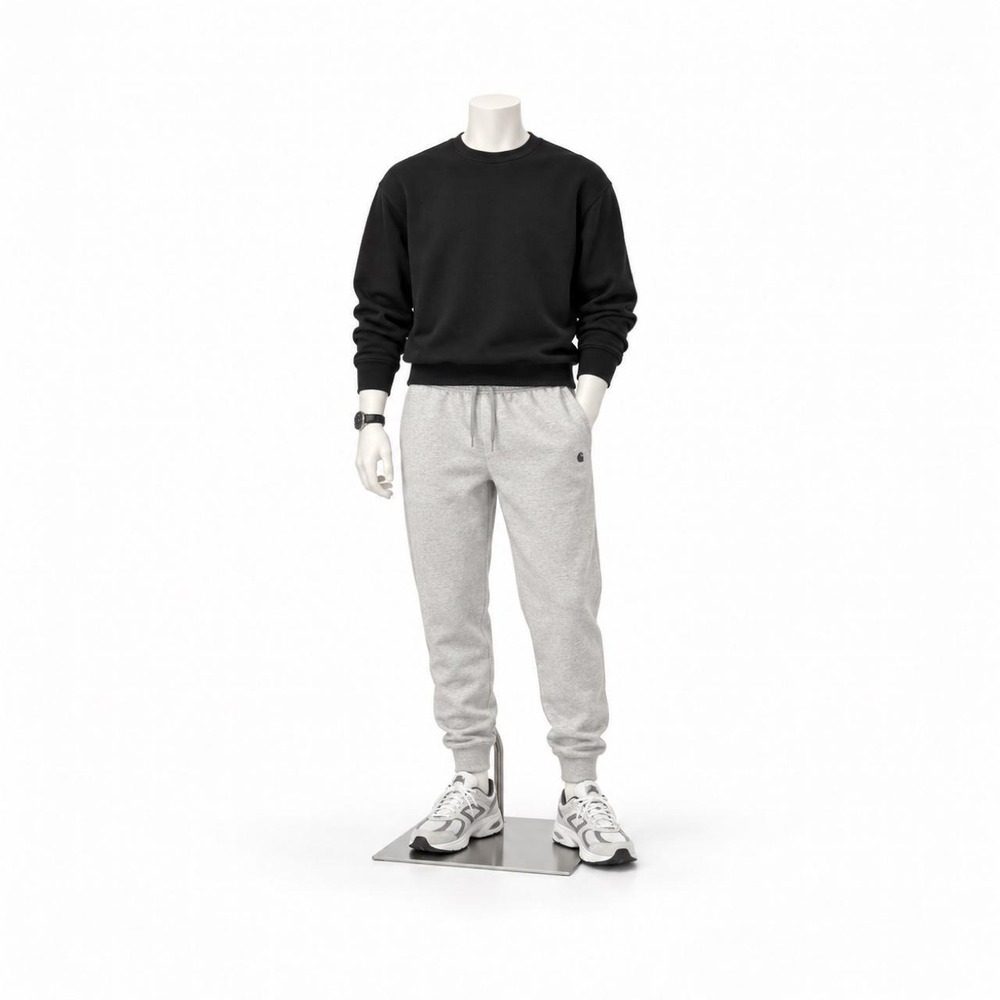 Carhartt Gray Relaxed Fit Joggers — Size Large